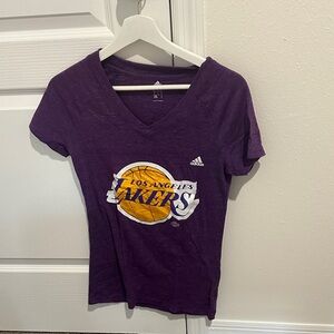 Adidas Purple Lakers Tee